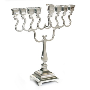 חנוכיה מוכספת המכבים 56סמ