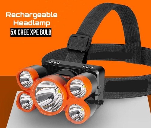 פנס ראש מקצועי נטען 4 מצבי עבודה USB   TG8001 
