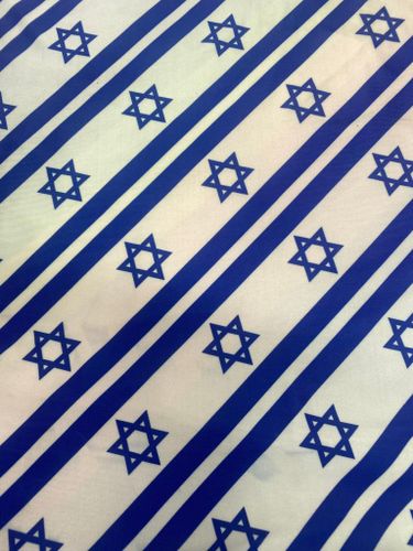לייקרה בגד ים בהדפסה דיגיטלית דגם דגל ישראל