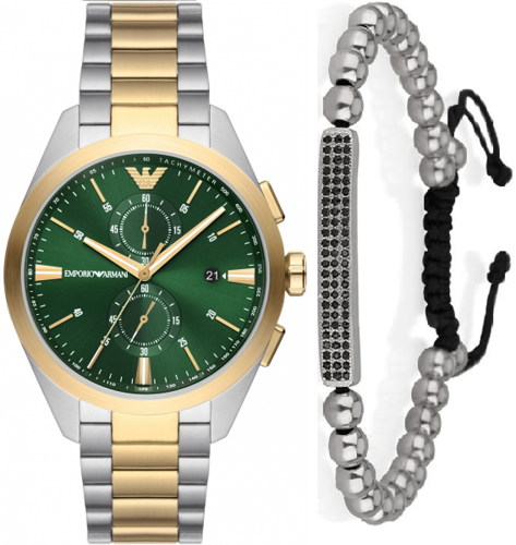 שעון ארמני EMPORIO Armani AR11511 סט צמיד מתנה לגברים