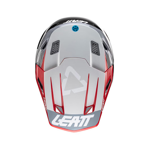 קסדת ליט 8.5 אפור / כתום כולל משקפי אבק מתנה -LEATT MOTO 8.5 HELMET FORGE V24
