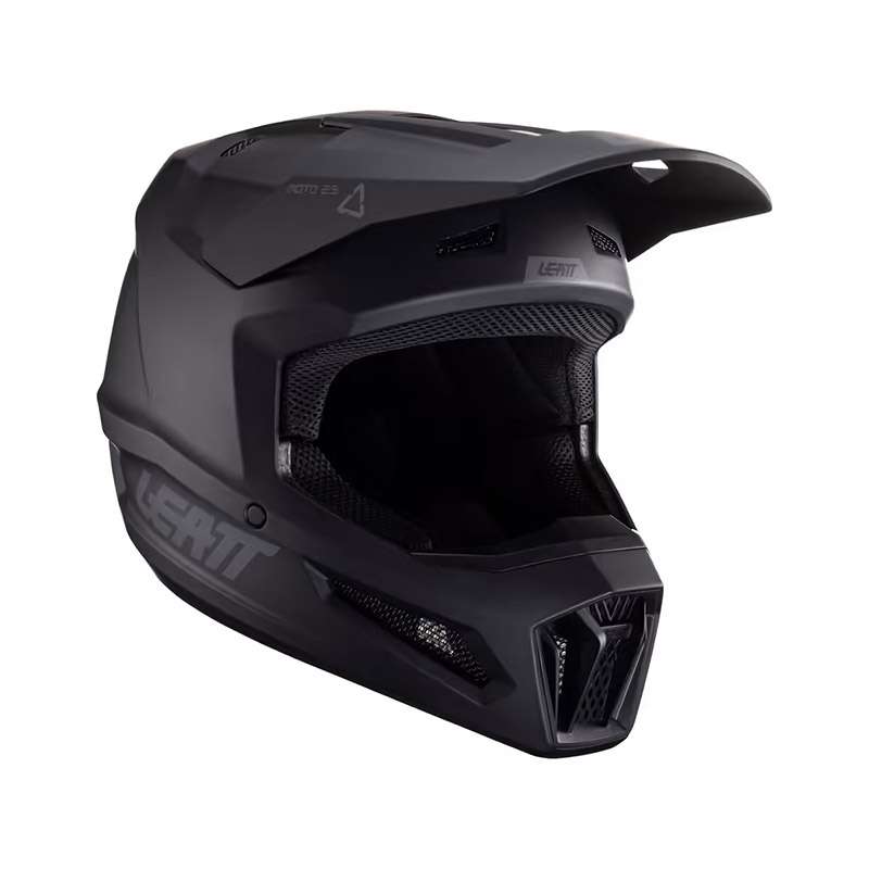 קסדת ליט שחור / אפור - LEATT MOTO 2.5 STEALTH V24 