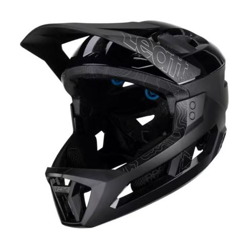 קסדת אינדורו מתפרקת לאופניים ליט שחור - LEATT MTB ENDURO 3.0 V23