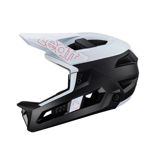 קסדת אינדורו מתפרקת לאופניים ליט שחור / לבן - LEATT MTB ENDURO 3.0 V23