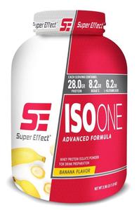 אבקת חלבון מי גבינה ISOOne בטעם בננה במשקל 1.8 קילוגרם Super Effect