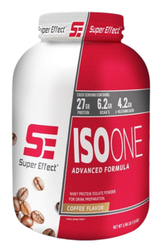 אבקת חלבון ISOONE בטעם קפה סופר אפקט 1.8 ק''ג