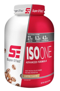 אבקת חלבון ISOONE בטעם קפה סופר אפקט 1.8 ק