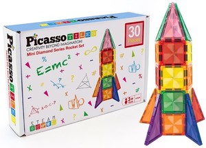 מגנטים להרכבת טיל בתלת מימד 30 חלקים - Picasso
