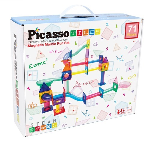 מגנטים - מסלול גולות 71 חלקים - Picasso