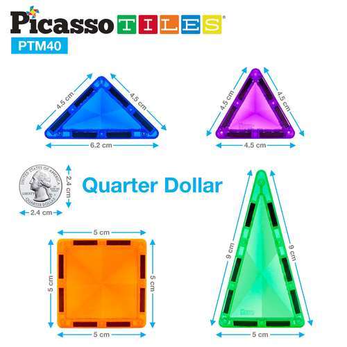 מגנטים - מיני יהלום 40 חלקים - Picasso