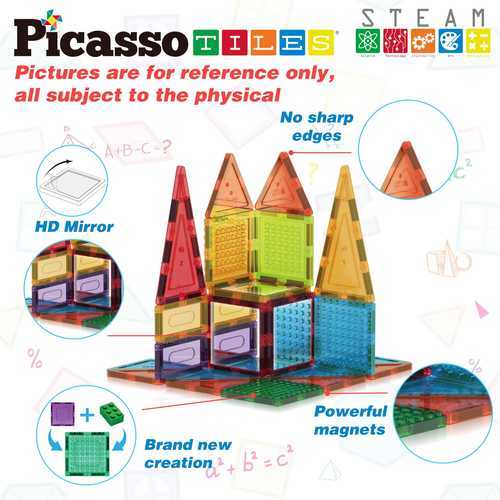 מגנטים להרכבה בתלת מימד 63 חלקים - Picasso
