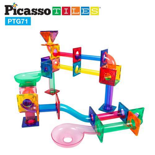מגנטים - מסלול גולות 71 חלקים - Picasso