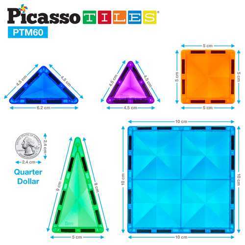 מגנטים - מיני יהלום 60 חלקים - Picasso