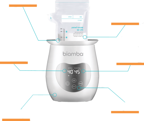 מפשיר חלב ומחמם שקיות BIAMBA WARM