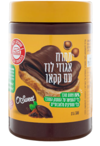 ממרח אגוזי לוז עם קקאו 300 גרם O