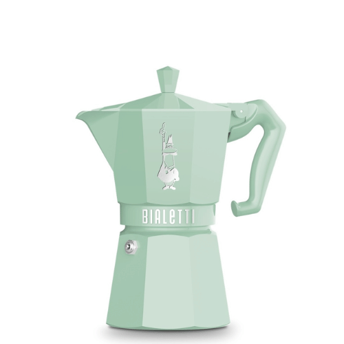 ‏מקינטה מוקה אקסקלוסיב ירוק פיסטוק 6 Bialetti Exclusive- green ביאלטי