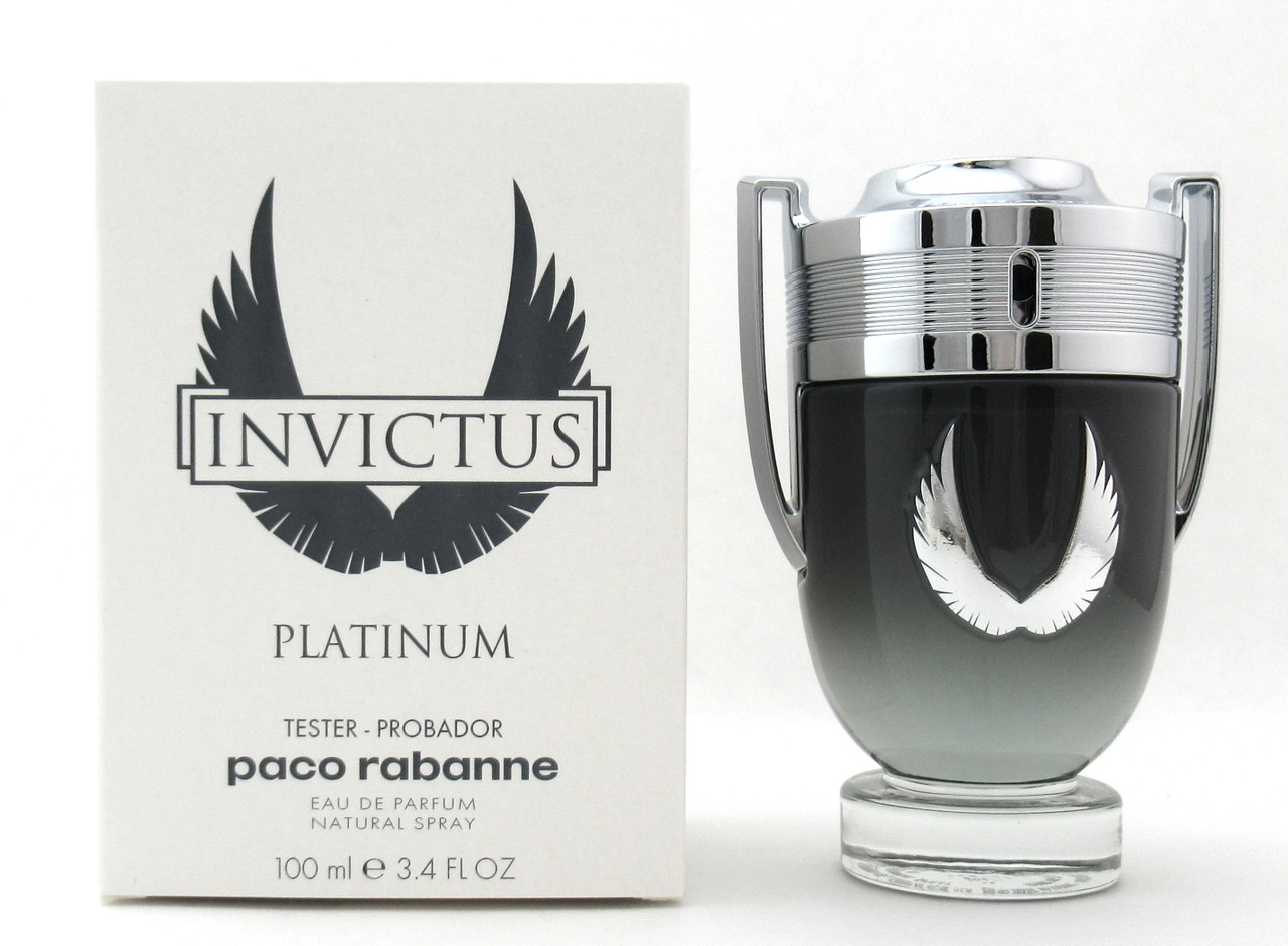 בושם לגבר פאקו רבאן PACO RABANNE INVICTUS PLATINUM TESTER 100 ML E.D.P 