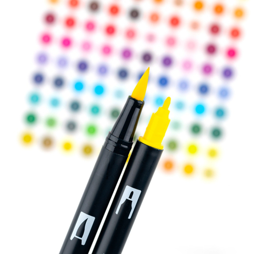 סט 10 טושי מכחול DUAL BRUSH PENS ( primary)