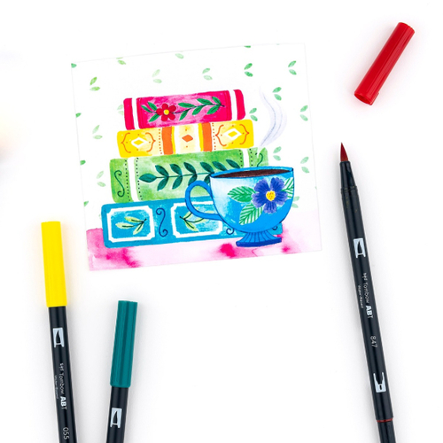 סט 10 טושי מכחול DUAL BRUSH PENS ( primary)