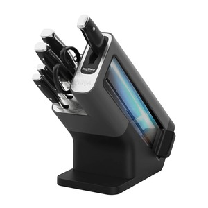 סט סכינים עם מעמד ומשחיז מובנה 6 חלקים Ninja StaySharp 