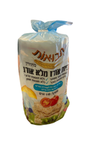 פריכיות אורז מלא אורגני