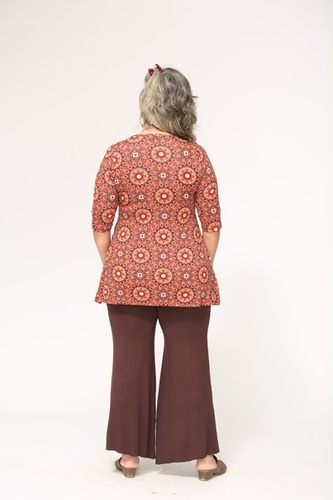 טוניקה מלו שרוול plus size