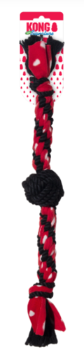 SIGNATURE ROPE DUAL KNOT W/BALL - משחק חבל לכלבים
