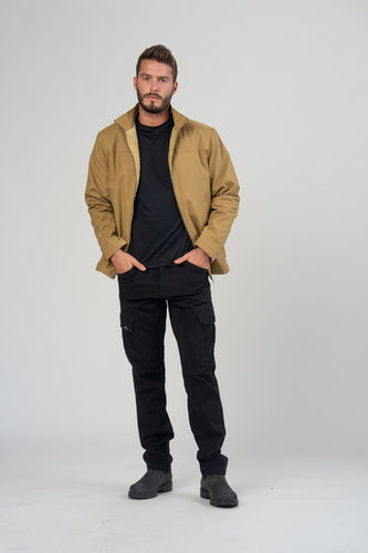 מעיל קנבס NORD BLUE ULF CANVAS JACKET קאמל