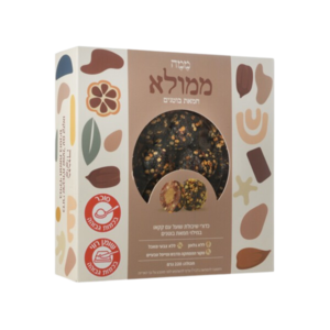 כדורי שיבולת שועל עם קקאו במילוי חמאת בוטנים ממה חטיף ממולא 220 גרם