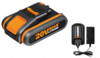 ערכת סוללה 20V 2A ומטען כתום מבית WORX