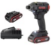 מברגת אימפקט 20V נטענת + 2 סוללות 2AH מבית KRESS
