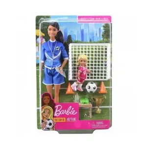 ברבי מארז כדורגל אמא ובת GJM71 ליל