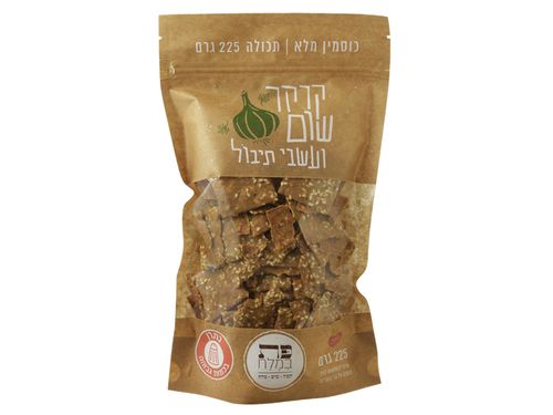  קרקר כוסמין מלא שום ועשבי תיבול 225 גרם - פת במלח