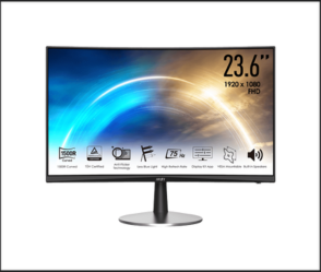 מסך עסקי קעור MSI PRO MP2422C
