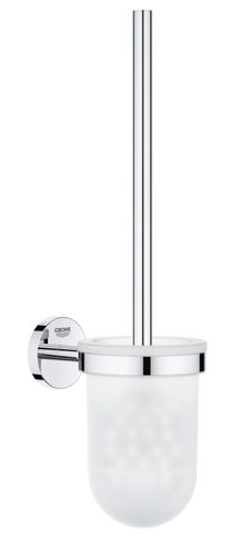 מברשת לניקוי אסלה עם מחזיק GROHE BauCosmopolitan כרום ניקל