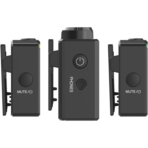 Hollyland LARK 150 מערכת זוג מיקרופונים אלחוטיים קומפקטית