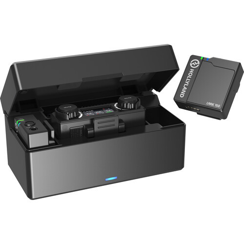 Hollyland LARK 150 מערכת זוג מיקרופונים אלחוטיים קומפקטית