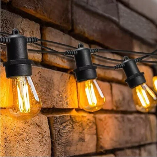 גרילנדה סולארית 15 נורות עם שלט אלחוטי וטעינת USB