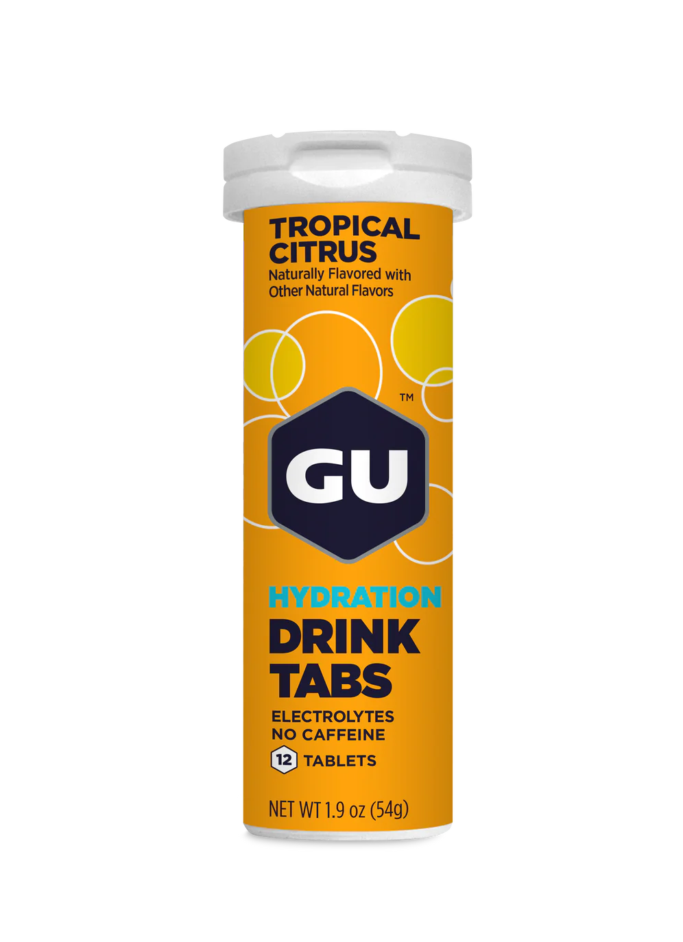 טבליות משקה מלחים גו בטעם פירות טרופים  - GU ENERGY DRINK TABS TROPICAL CITRUS