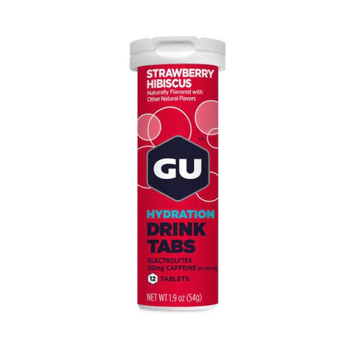 טבליות משקה מלחים גו בטעם פירות תות - GU ENERGY DRINK TABS STRAWBERRY