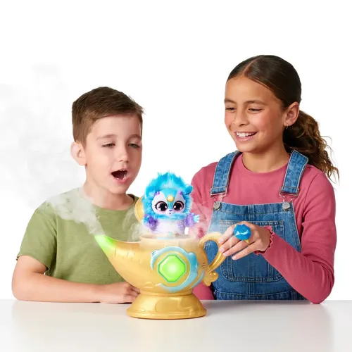מנורת קסמים מג'יק מיקסיס עם אפקט הערפל, טבעת קסמים ובובה בהפתעה - כחול
