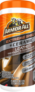 מגבונים לניקוי וטיפול במושבי עור Armor All Extreme Shield