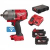 מפתח אימפקט "1/2 לעומס גבוה FUEL ONE-KEY כולל 2 סוללות 5AH מבית Milwaukee
