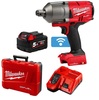 מפתח אימפקט "3/4 לעומס גבוה FUEL ONE-KEY כולל סוללה 5AH מבית Milwaukee