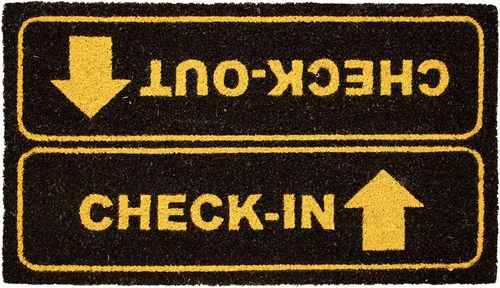 שטיח כניסה לחדר Check in - Check out