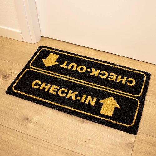 שטיח כניסה לחדר Check in - Check out