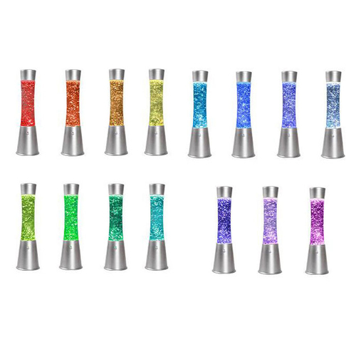 מנורת נצנצים Glitter Lamp מחליפה צבעים עם שלט i-Total 
