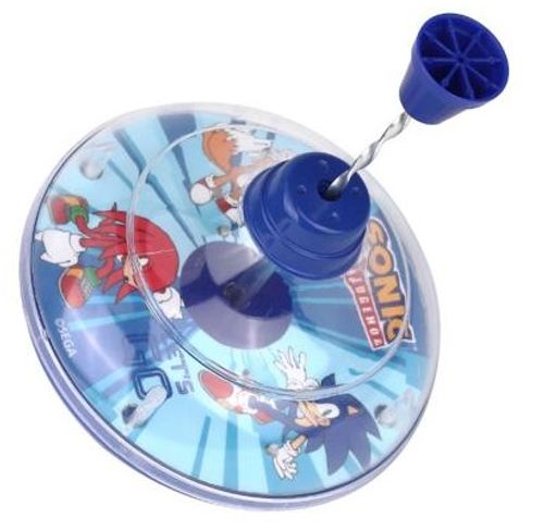 סביבון לחיצה גדול עם אורות וצלילים - סוניק