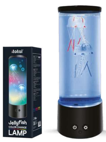 מנורת מדוזות מחליפה צבעים עם שלט i-Total 