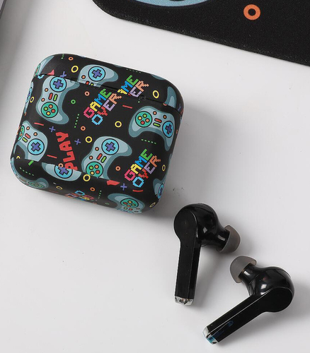 זוג אוזניות בלוטוס Earbuds - דגם GAME OVER